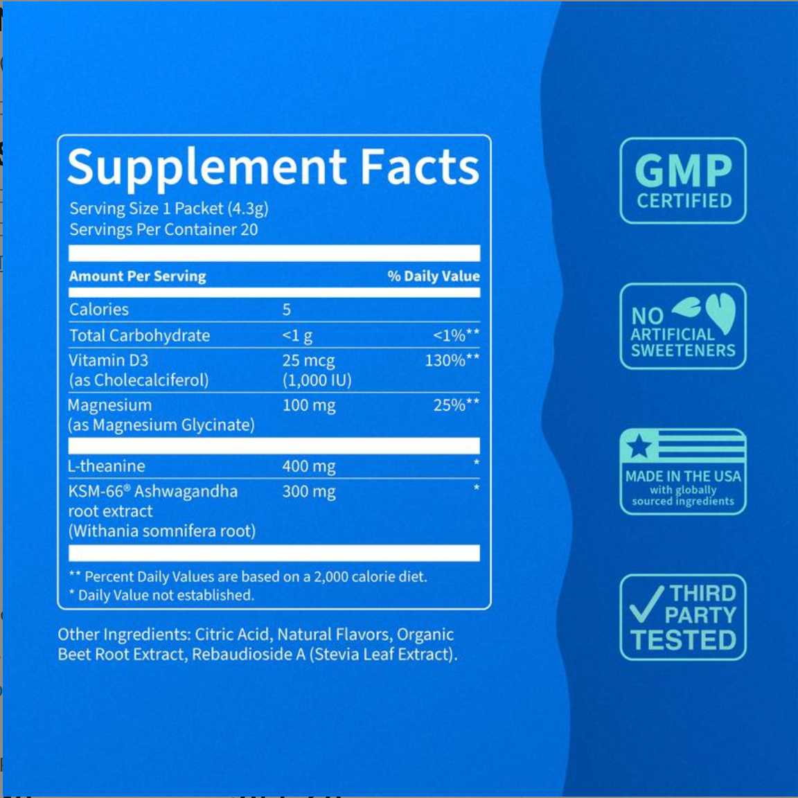 FeelRight Market SuperCalm™ – Melt Stress & Belly Fat Naturally (20 Travel Packets)